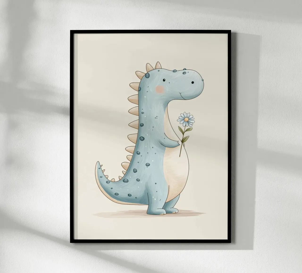 Dinosauro per la cameretta carta hahnemühle da Imagine