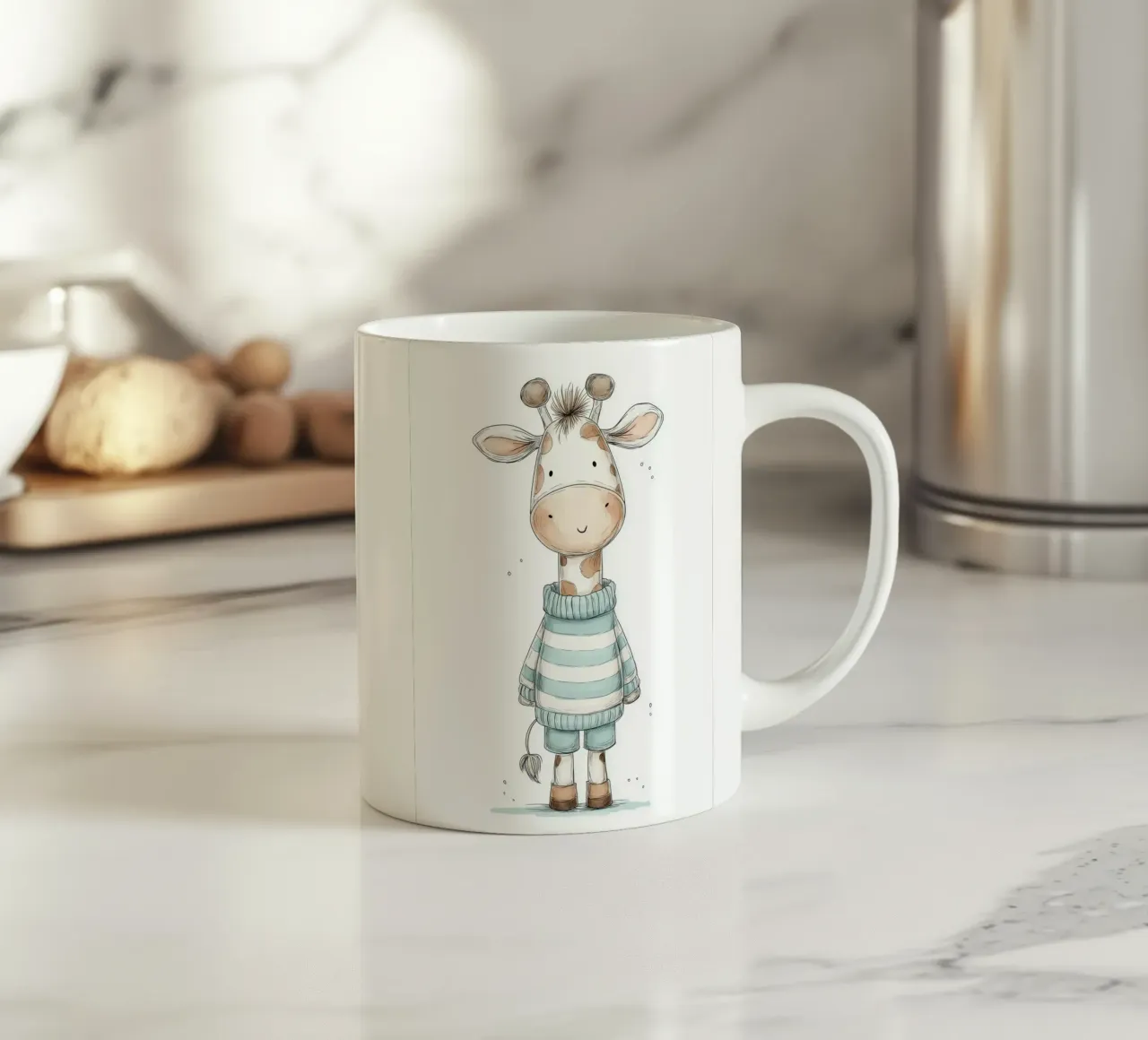 Asilo nido per giraffe tazza in ceramica da Imagine