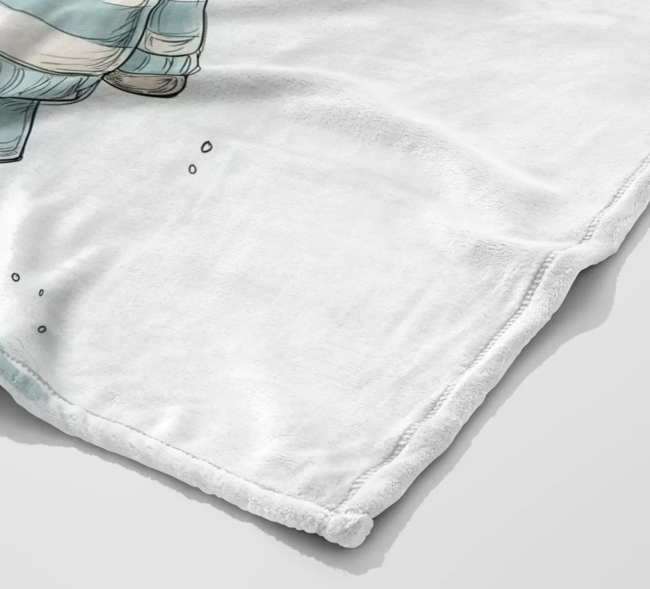 Asilo nido per giraffe coperta in pile da Imagine