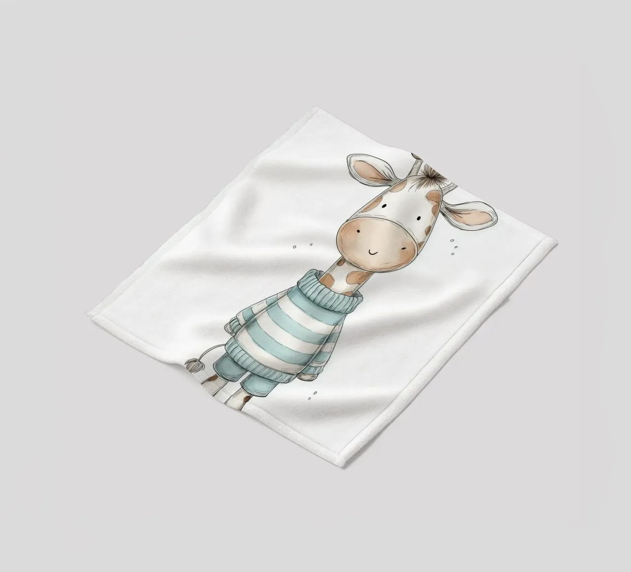 Asilo nido per giraffe coperta in pile da Imagine