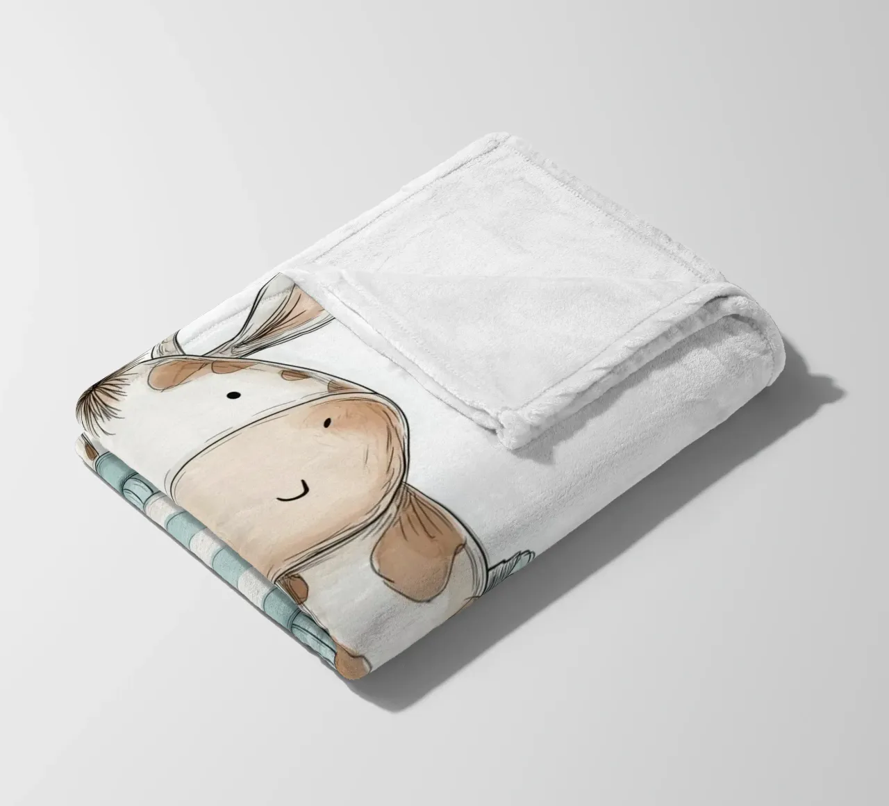 Asilo nido per giraffe coperta in pile da Imagine