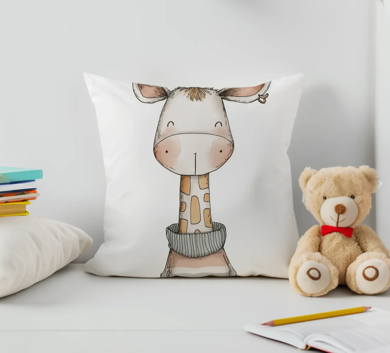 Asilo nido per giraffe cuscino da Imagine