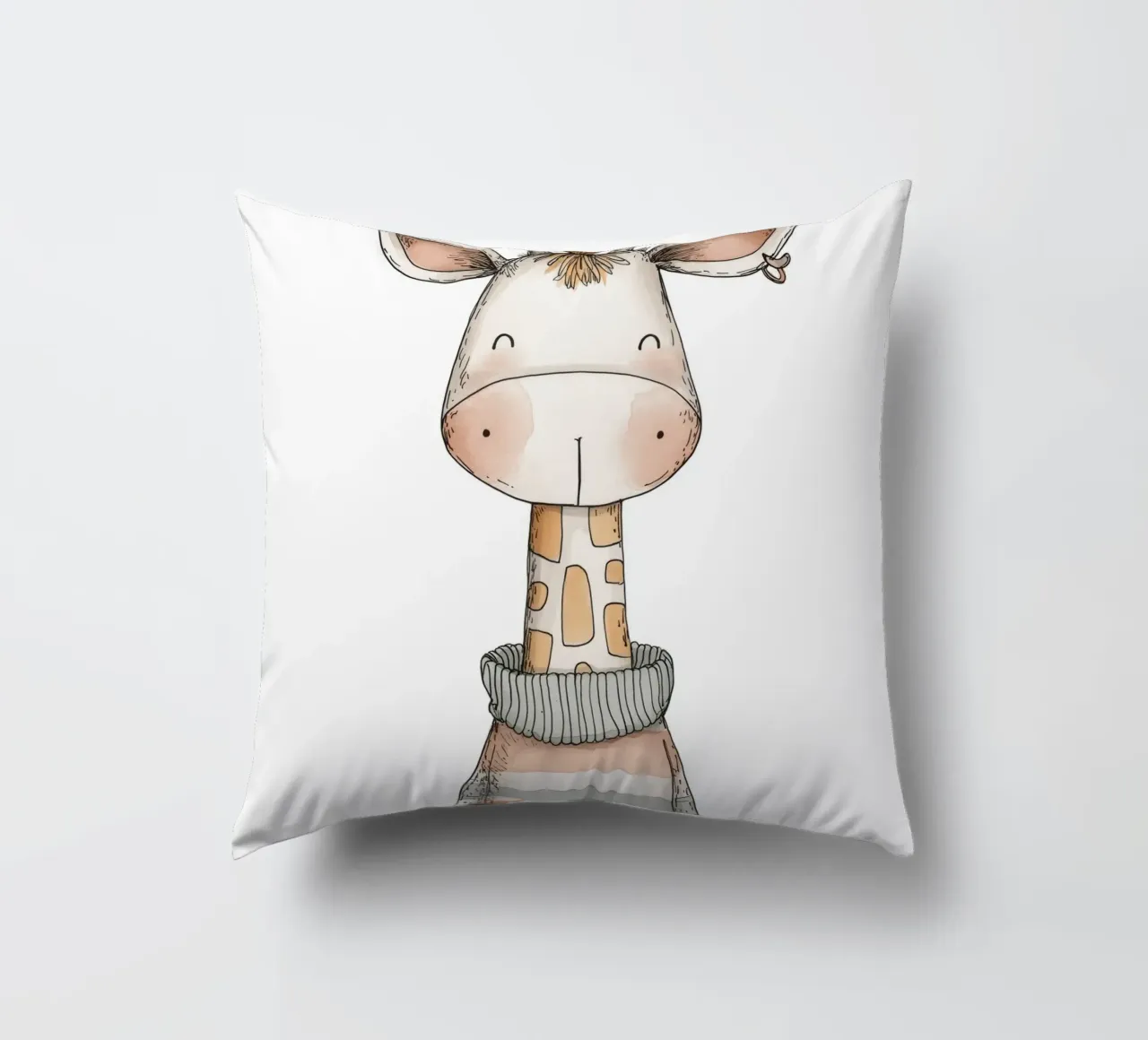 Asilo nido per giraffe cuscino da Imagine