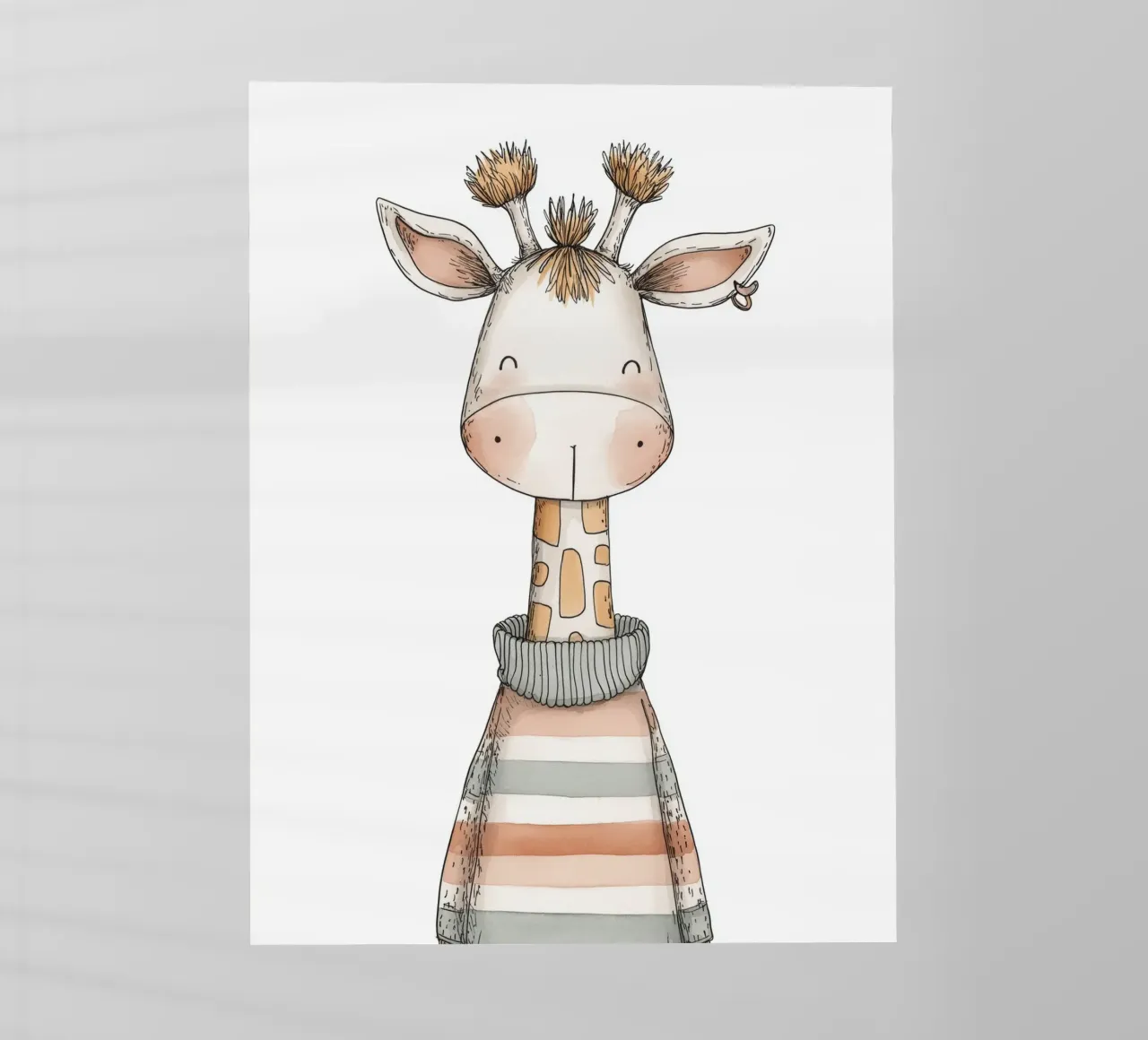 Asilo nido per giraffe pellicola backlit da Imagine