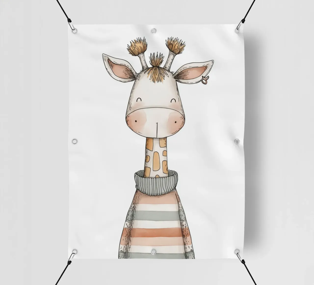 Asilo nido per giraffe telo in pvc da Imagine
