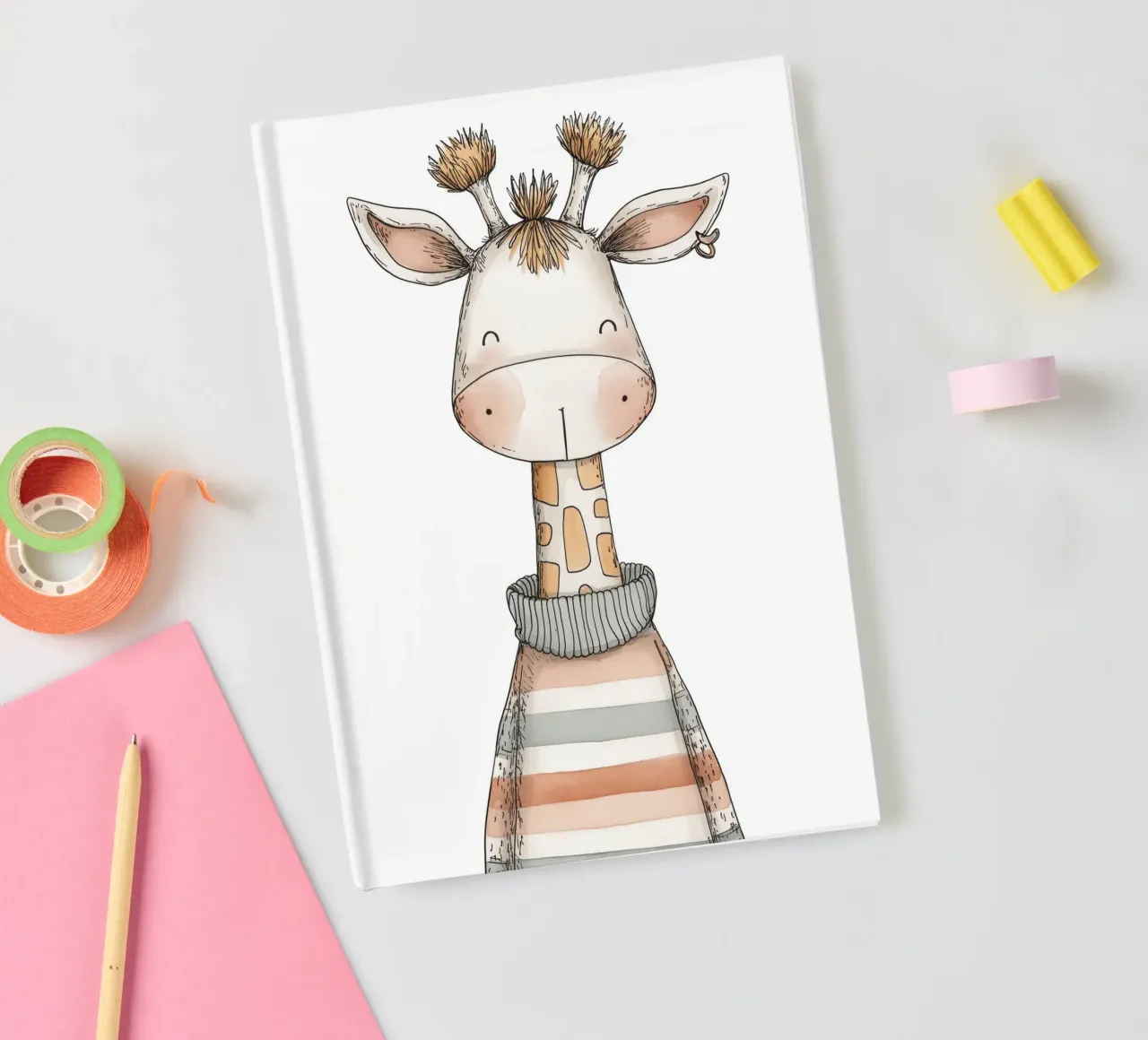 Giraffe nursery notebook by Imagine
