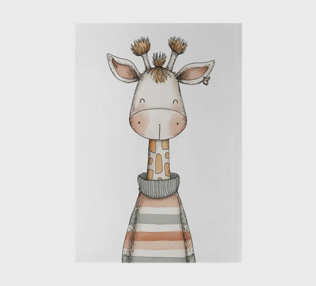 Giraffe nursery notebook by Imagine