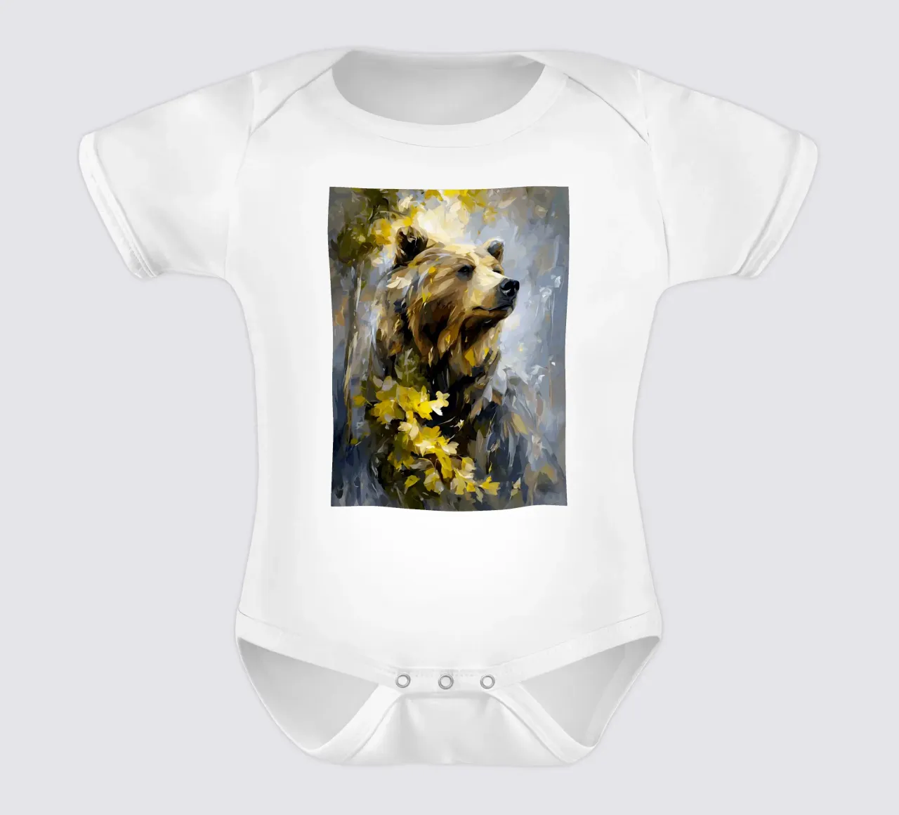 Bear Forest Golden body neonato maniche corte da Mateo