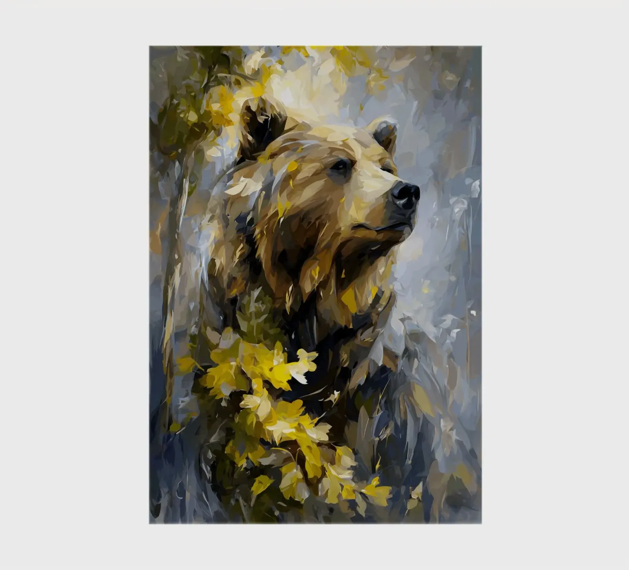 Bear Forest Golden notebook by Mateo