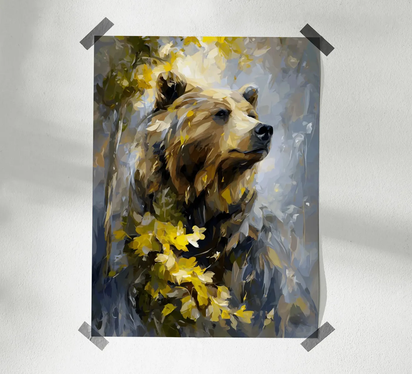 Bear Forest Golden poster da Mateo