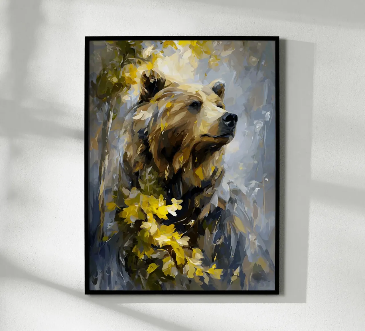 Bear Forest Golden hahnemühle by Mateo