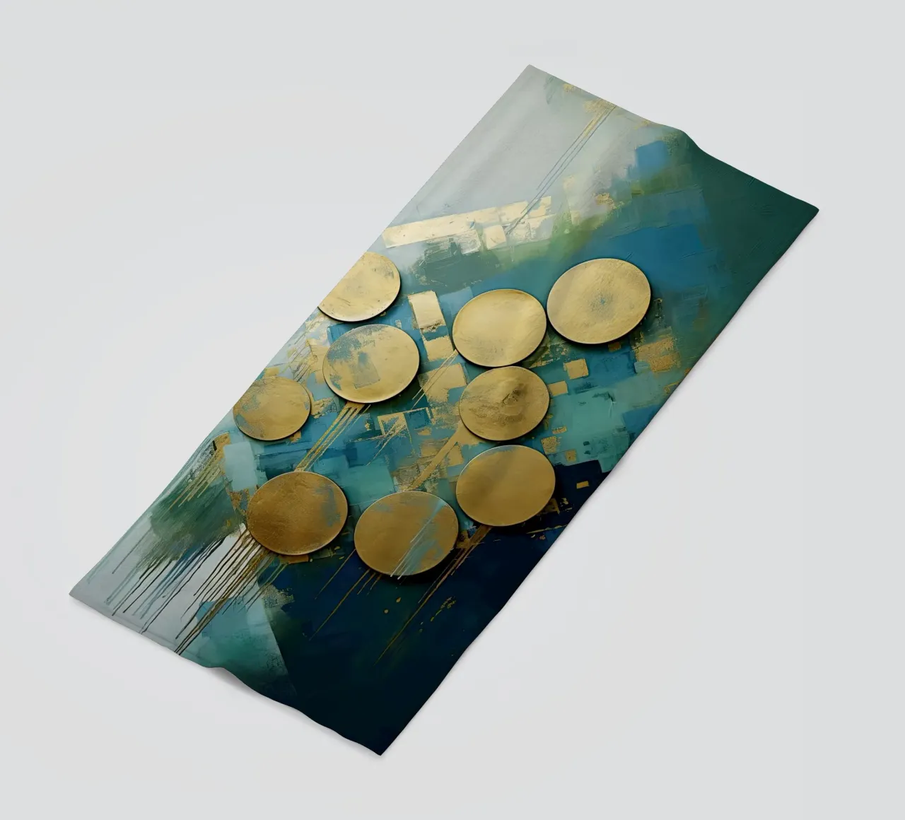 Cercles d'or serviette de plage de Imagine