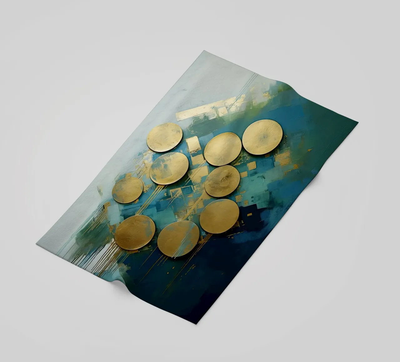 Cercles d'or serviette de plage de Imagine