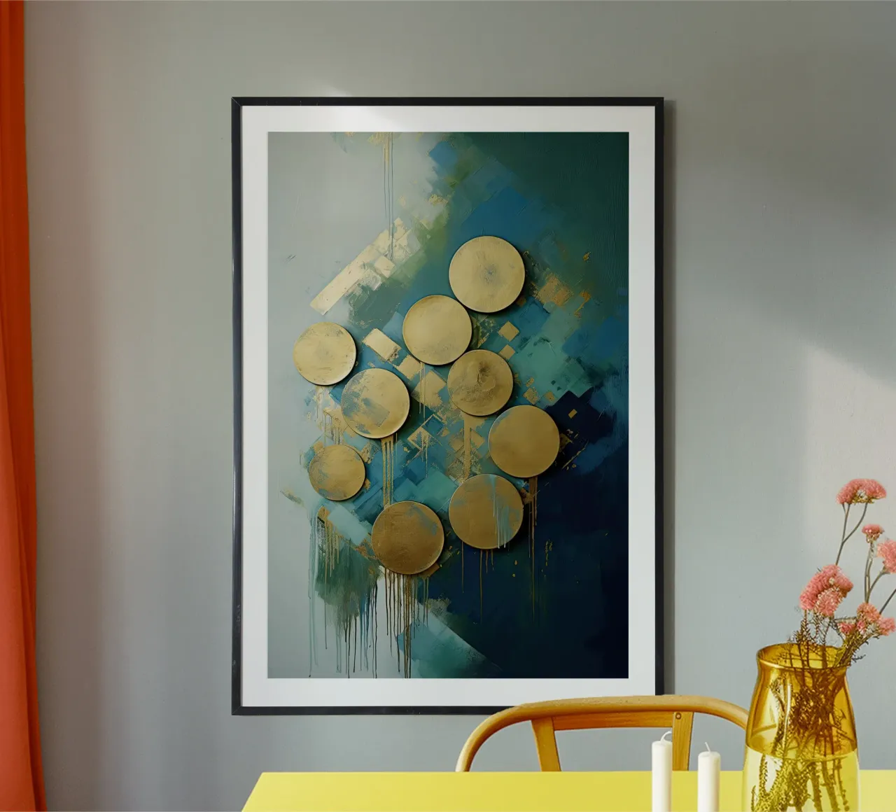 Goldene Kreise Hahnemühle von Imagine