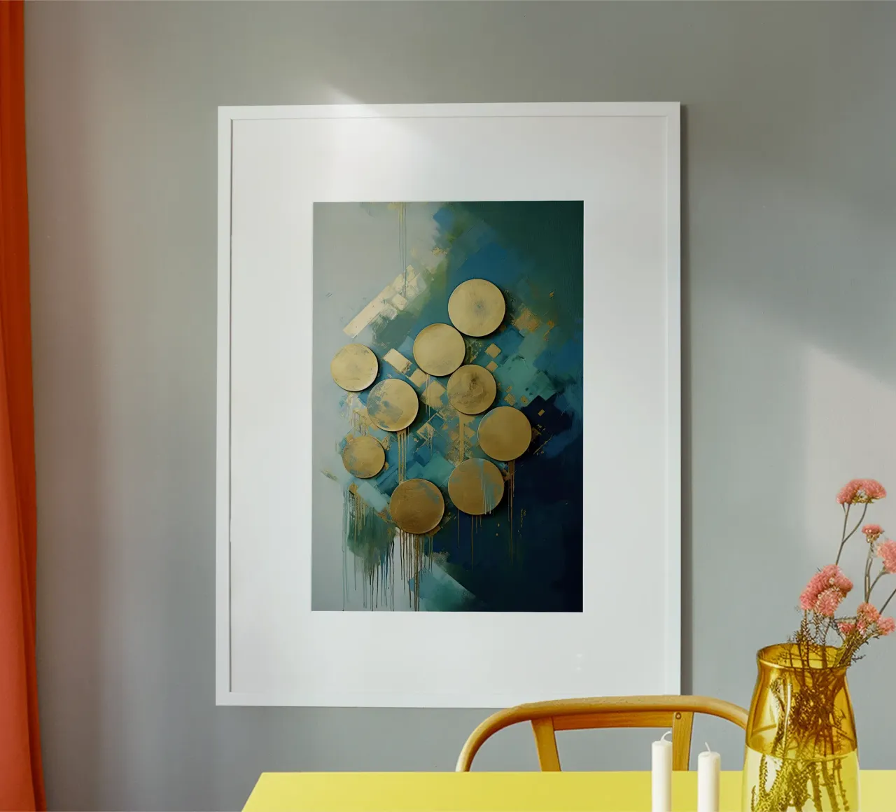 Goldene Kreise Hahnemühle von Imagine