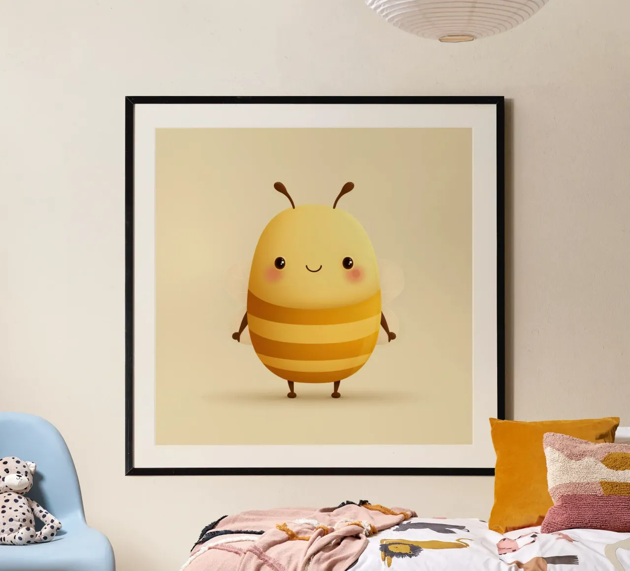 Bij poster con telaio in alluminio da Imagine