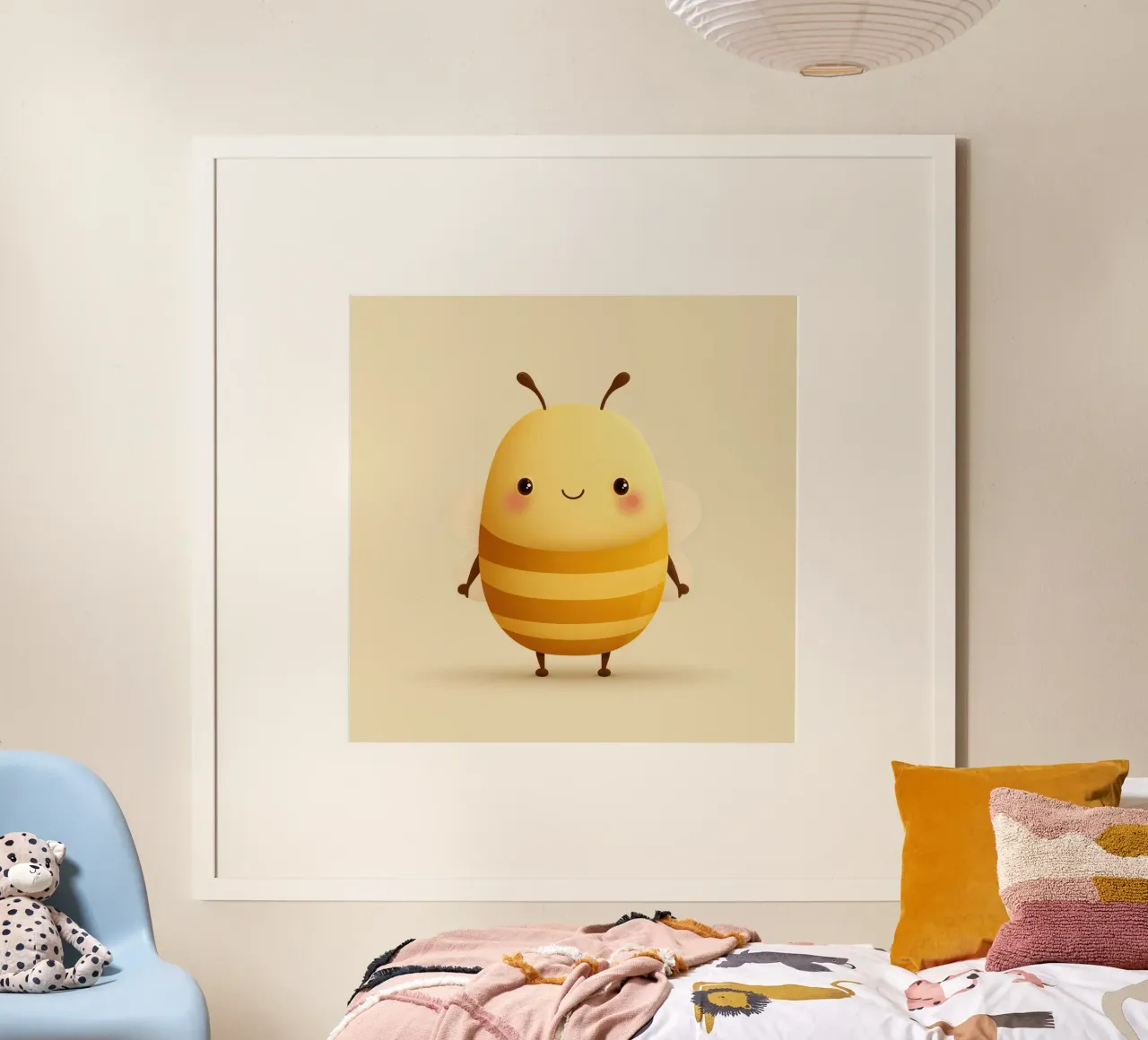 Bij poster con telaio in alluminio da Imagine