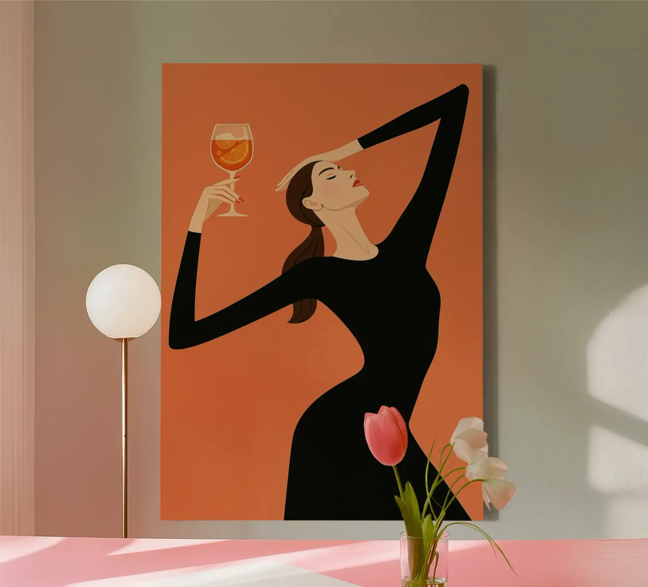 Stretch & Spritz tela con Cornice a cassetta da Mosaic Dialogue