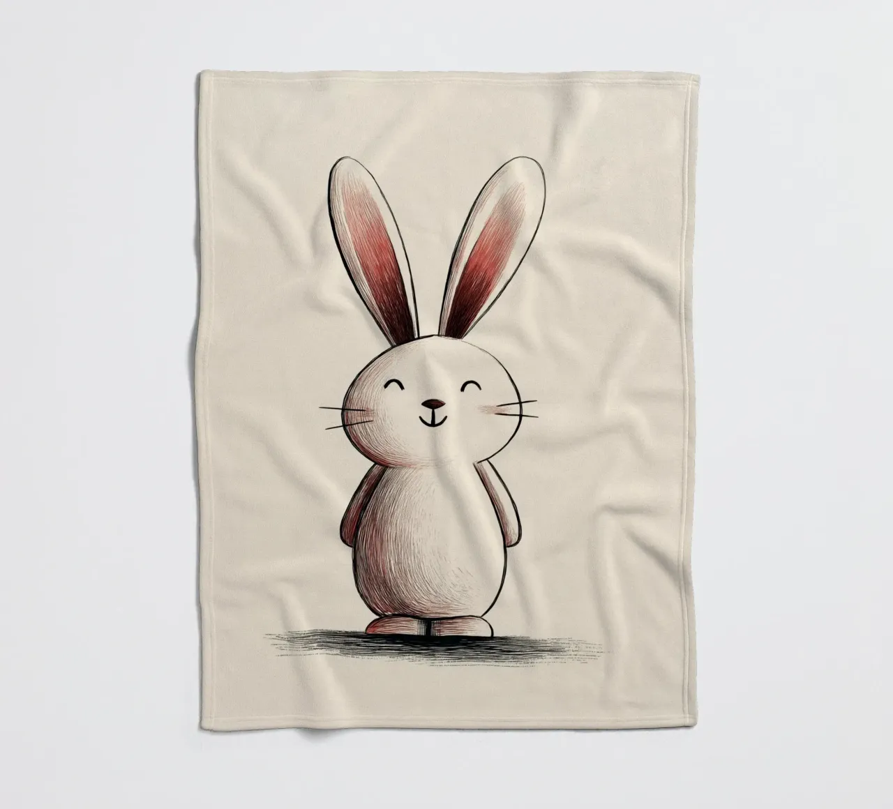 Bunny fleece blanket by Imagine