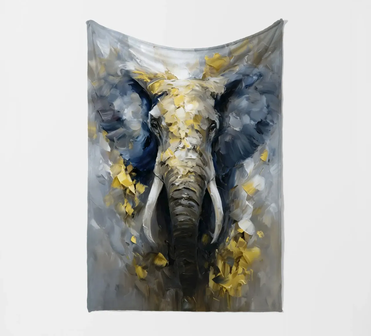 Elephant Golden coperta in pile da Mateo