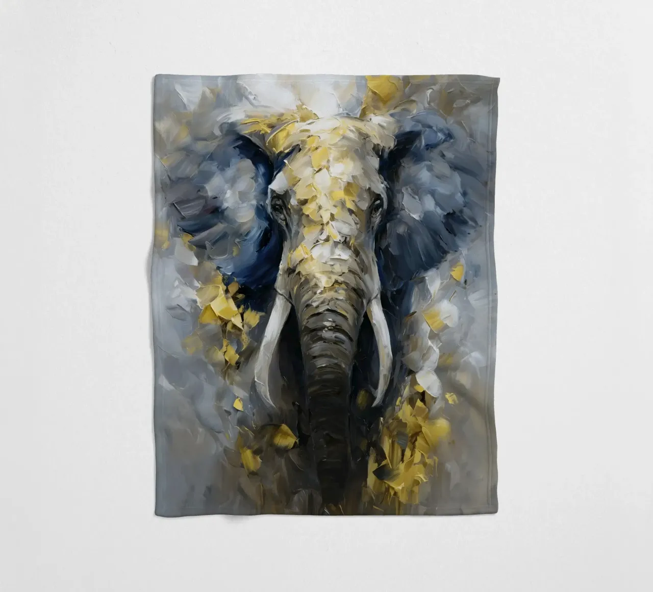 Elephant Golden coperta in pile da Mateo