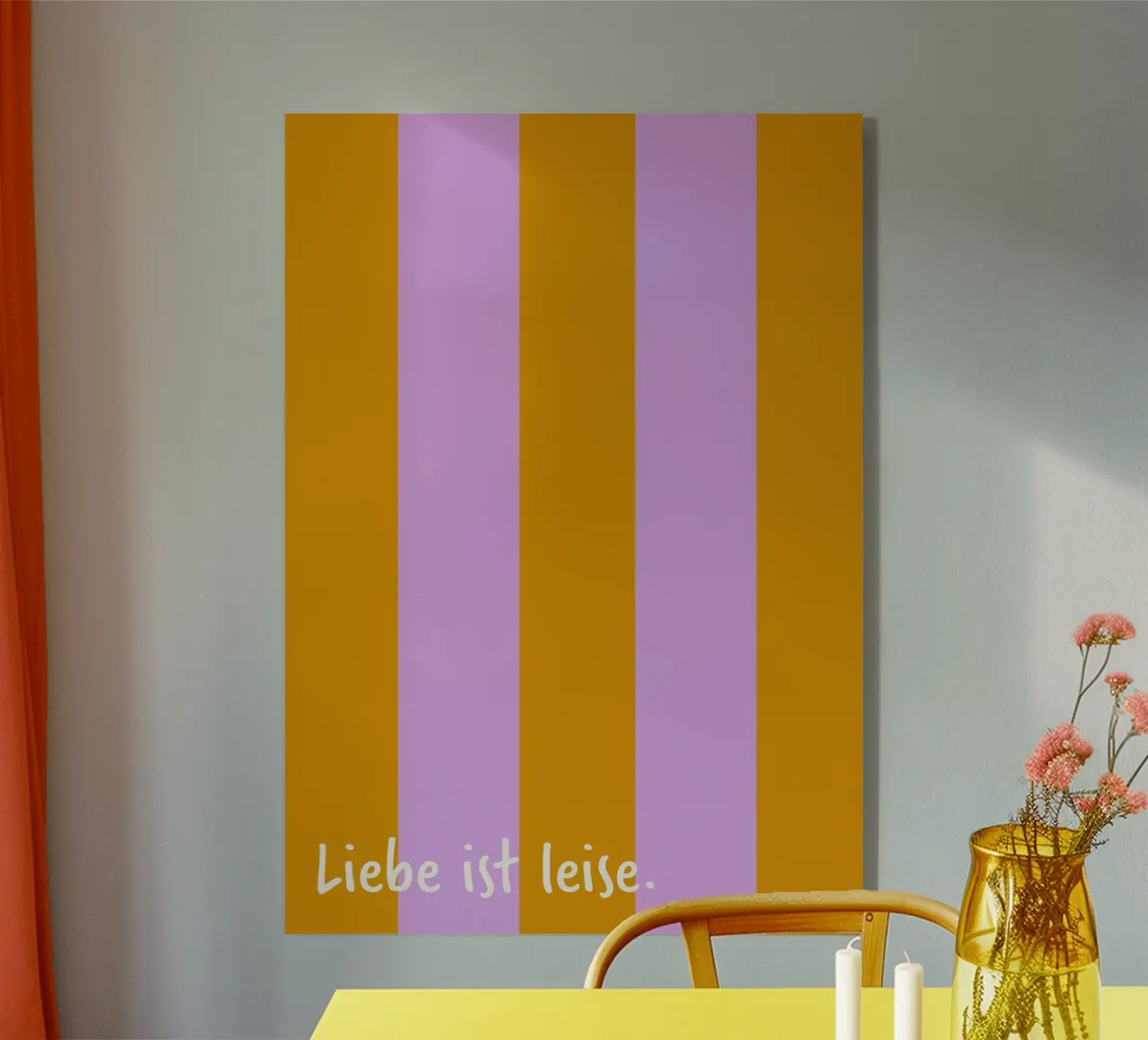 L'amore è silenzioso. plexiglass da FRICKE DESIGN