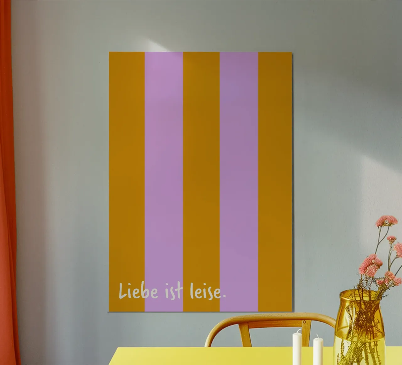 L'amore è silenzioso. poster da FRICKE DESIGN