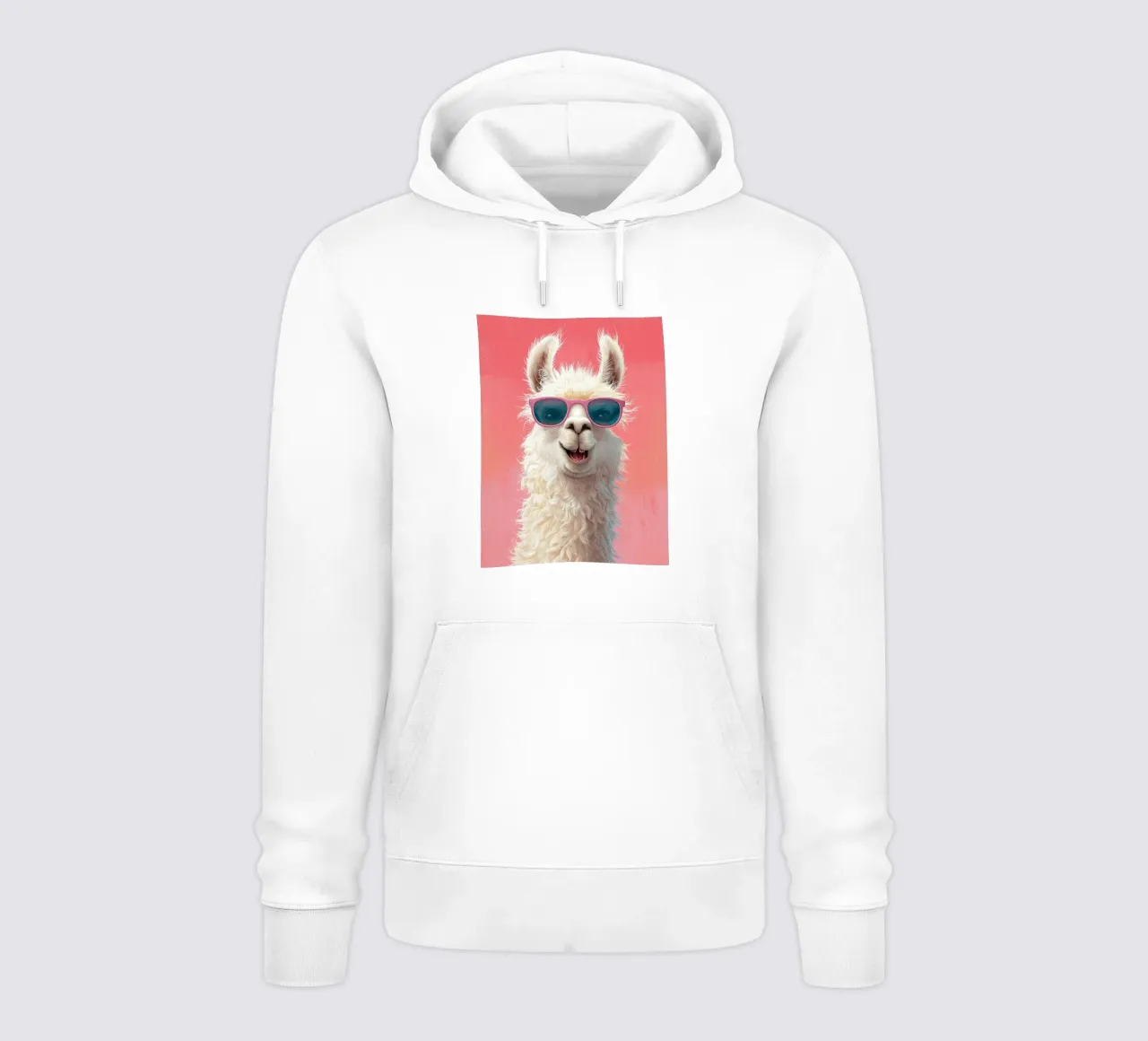 Il lama allegro felpa con cappuccio da Imagine