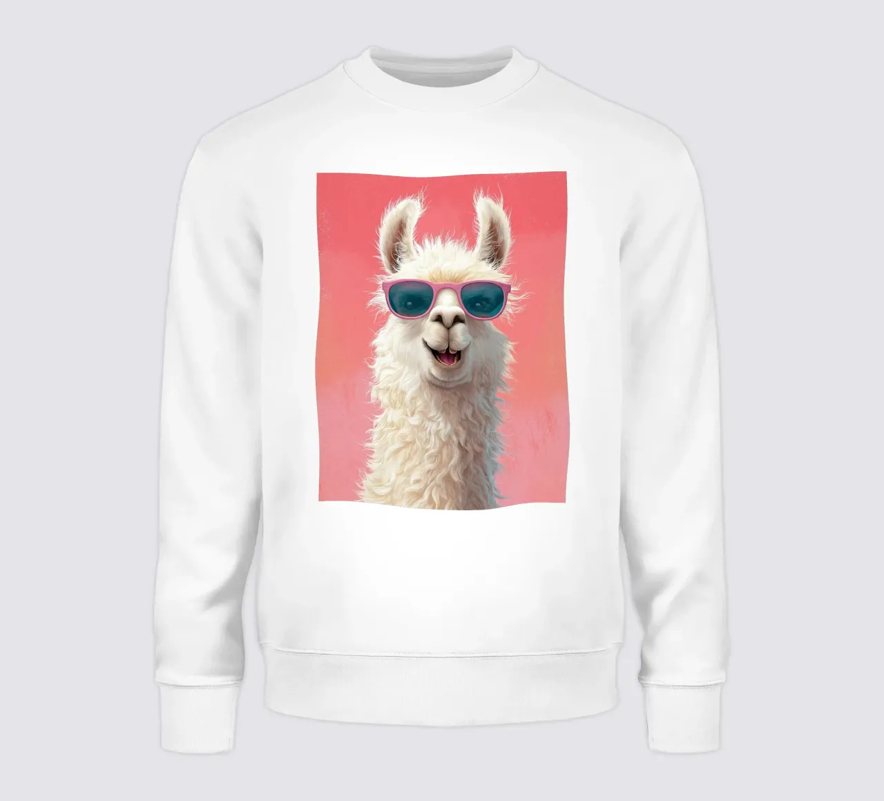 Il lama allegro felpa da Imagine