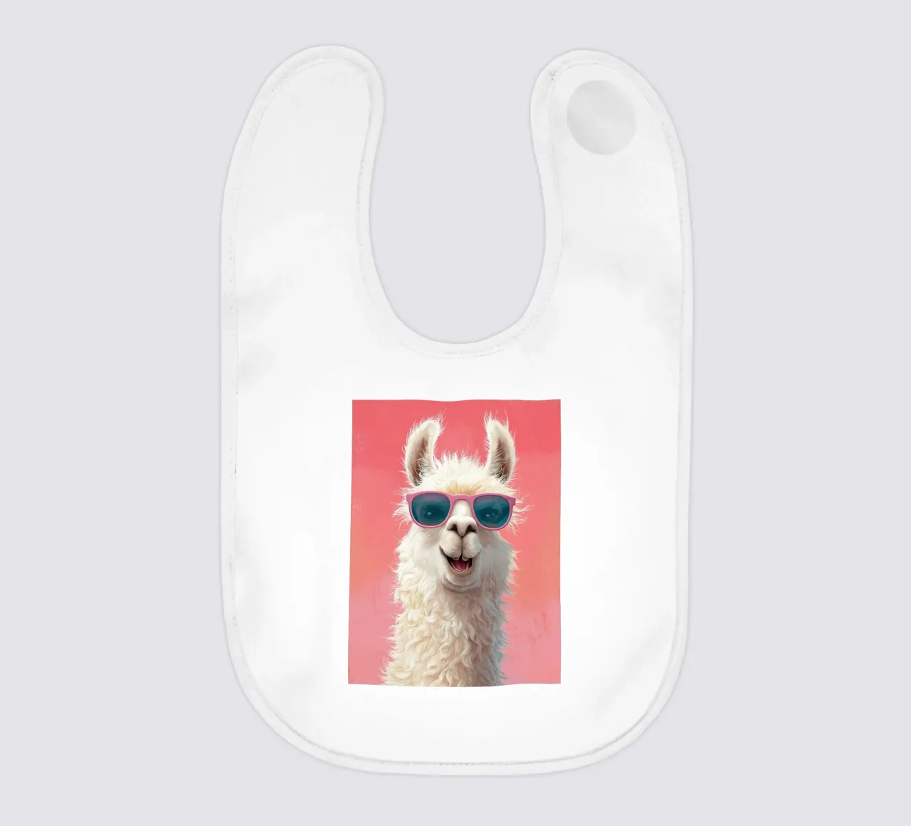 Il lama allegro bavaglino da Imagine