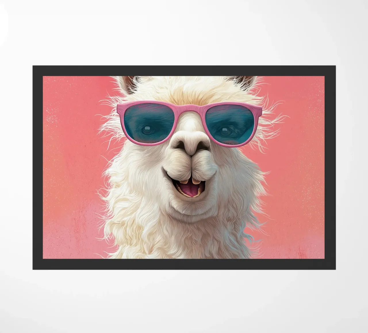 Il lama allegro zerbino da Imagine