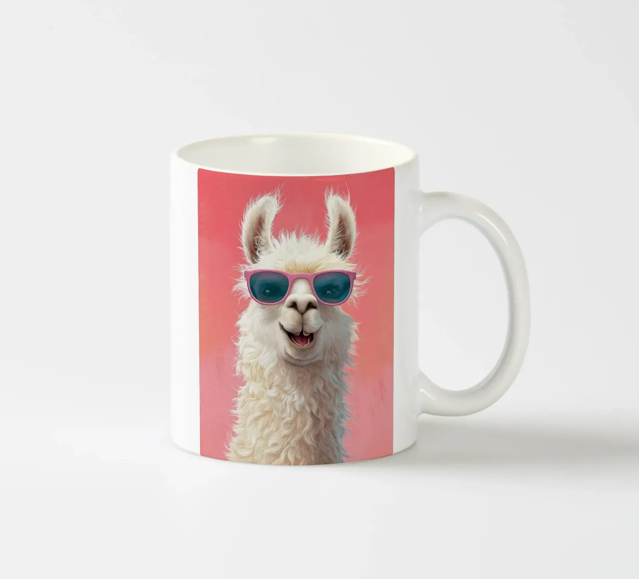 Il lama allegro tazza in ceramica da Imagine