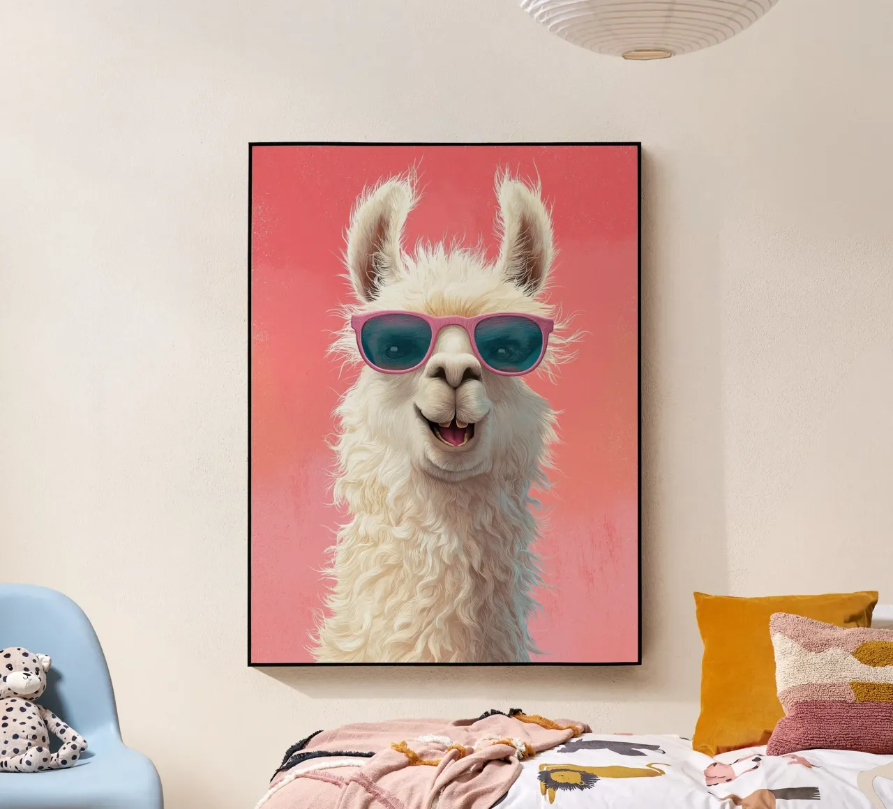 Il lama allegro plexiglass da Imagine
