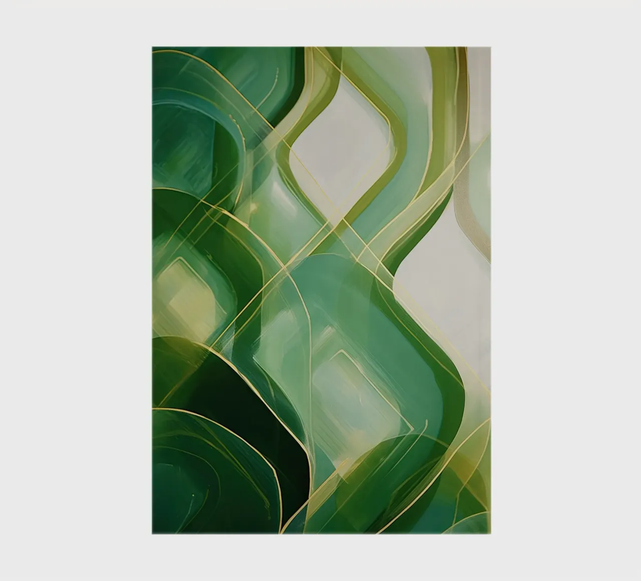Green abstract notebook by Imagine