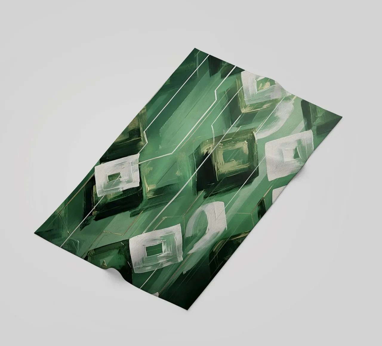 Verde astratto telo mare da Imagine