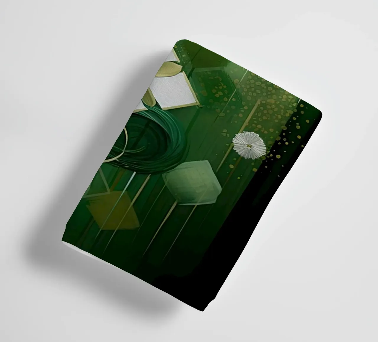 Verde astratto asciugamano da bagno da Imagine