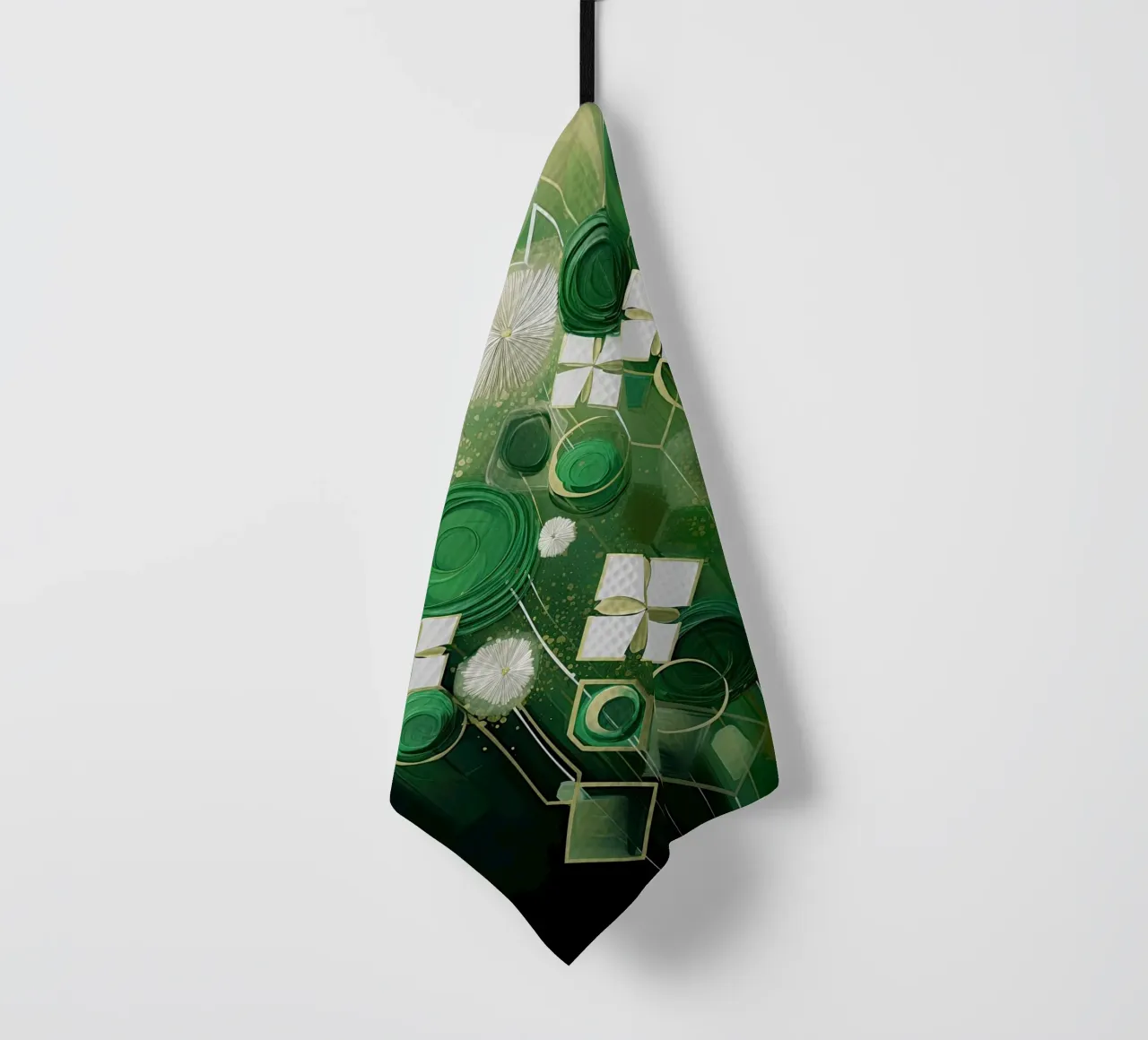 Vert abstrait torchon de Imagine