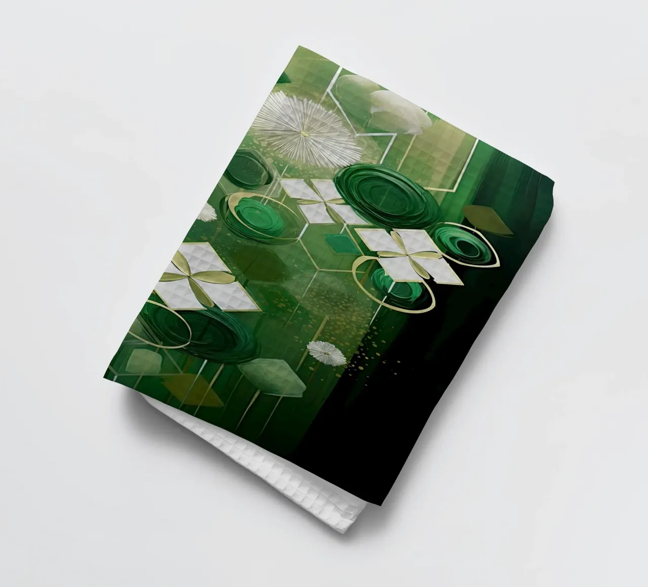 Vert abstrait torchon de Imagine