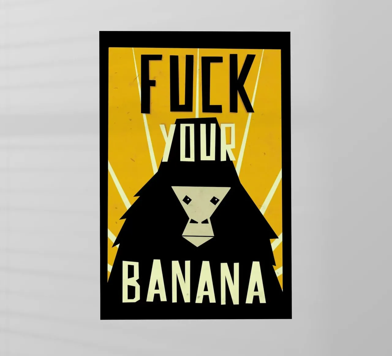 Fuck Your Banana pellicola backlit da Yetiland