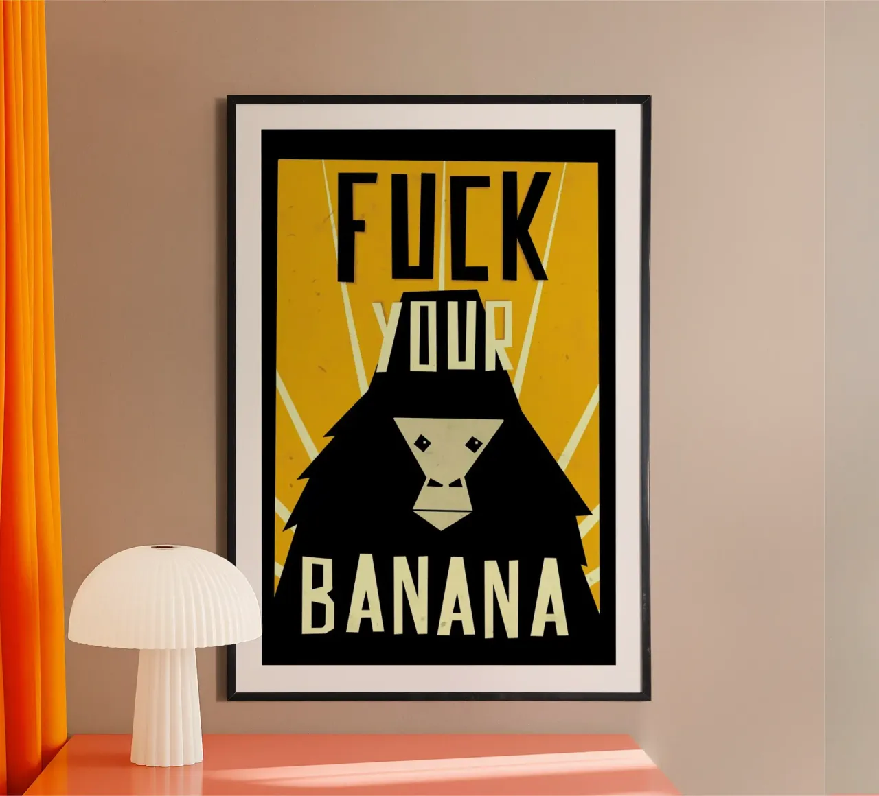 Fuck Your Banana carta hahnemühle da Yetiland