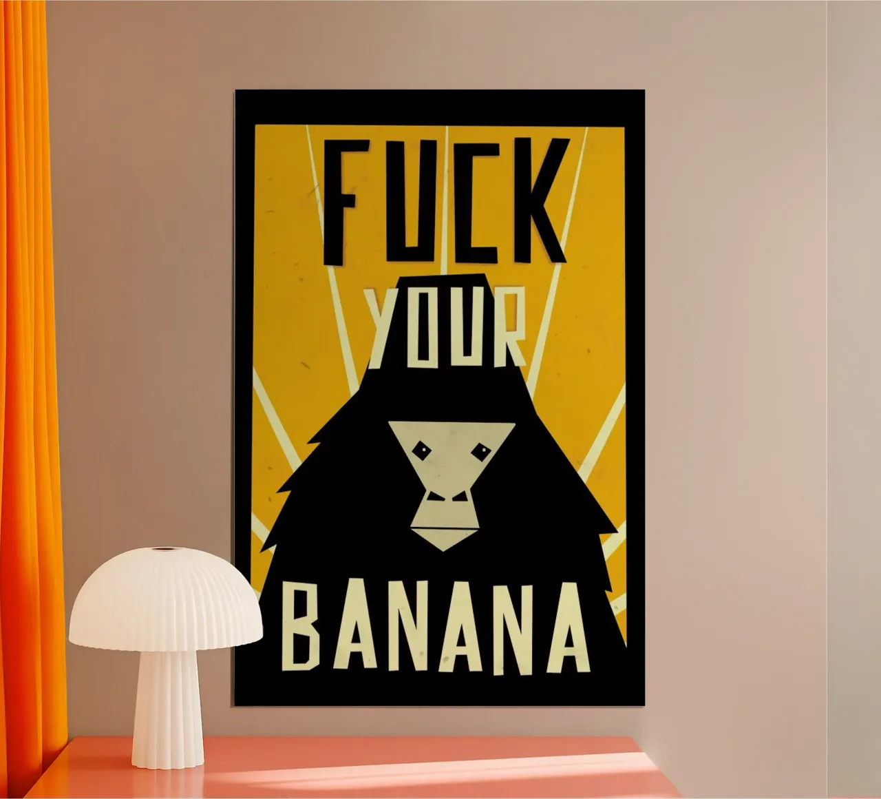 Fuck Your Banana carta hahnemühle da Yetiland