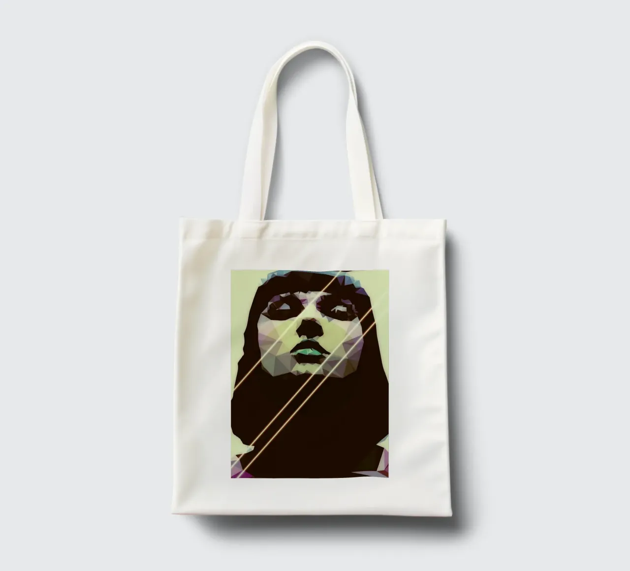 Surreal Identity borsa in juta da Mayka ienova