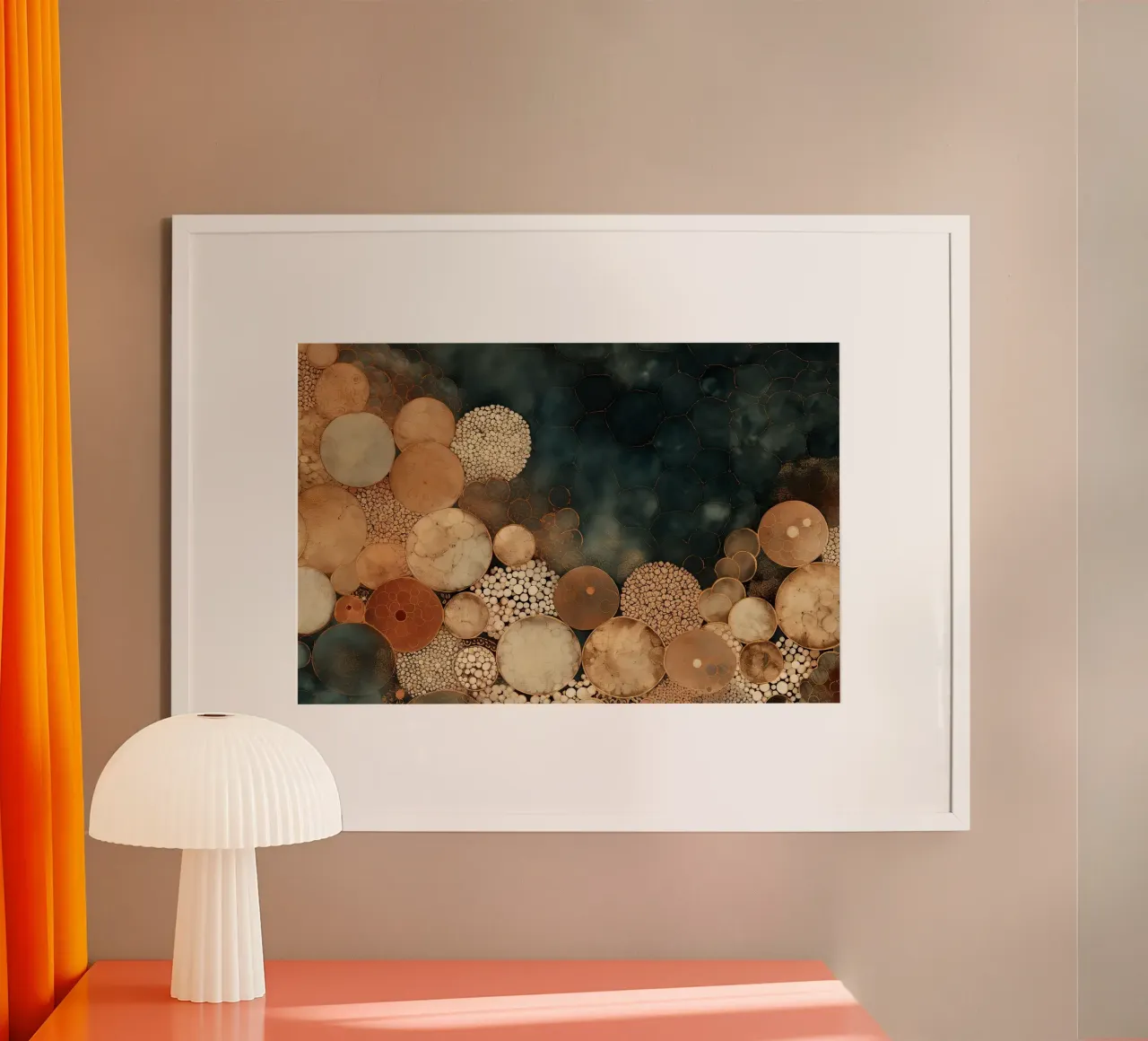 Arte da parete di Imagine poster con telaio in alluminio da Imagine