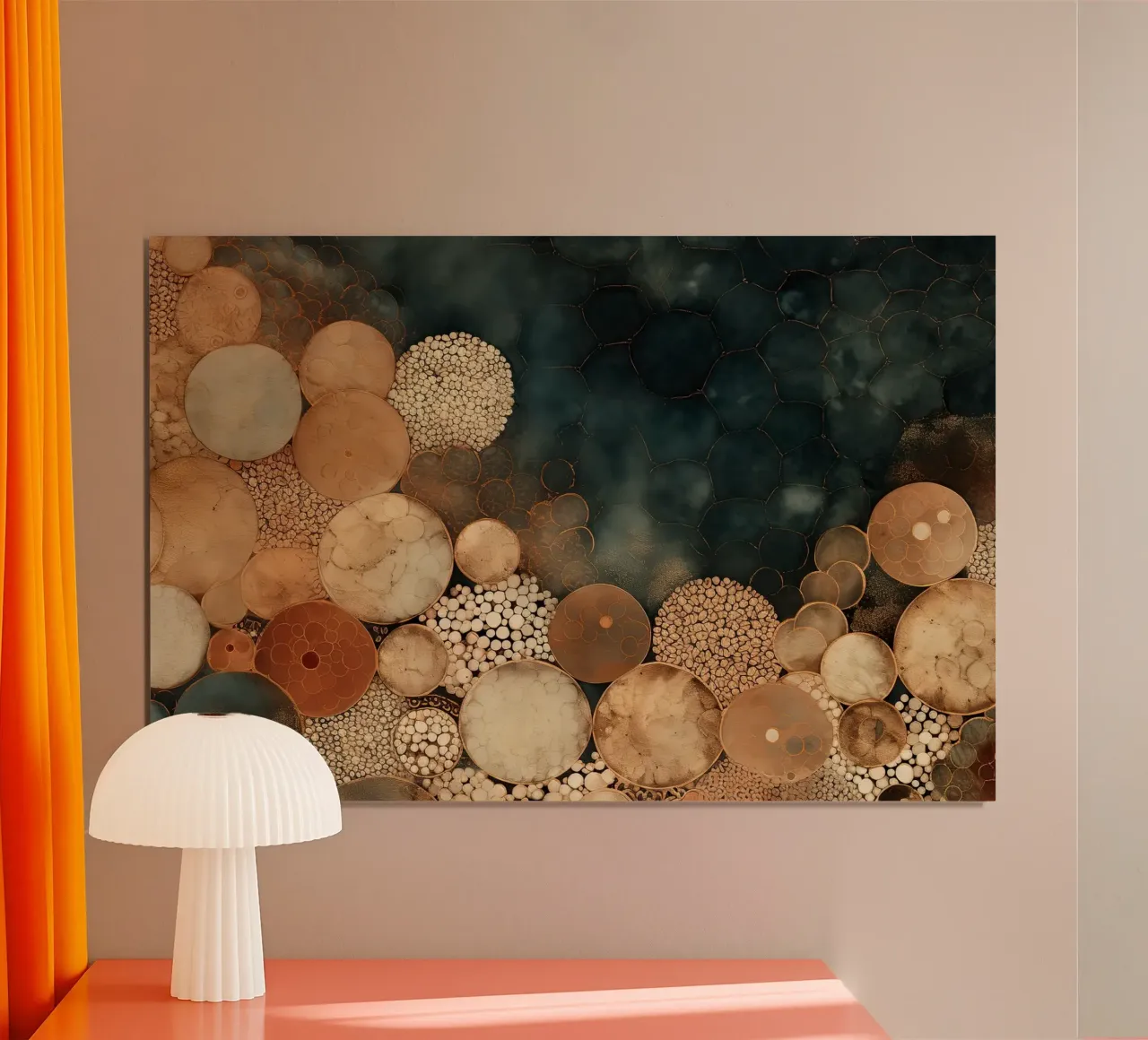 Arte da parete di Imagine poster con telaio in alluminio da Imagine