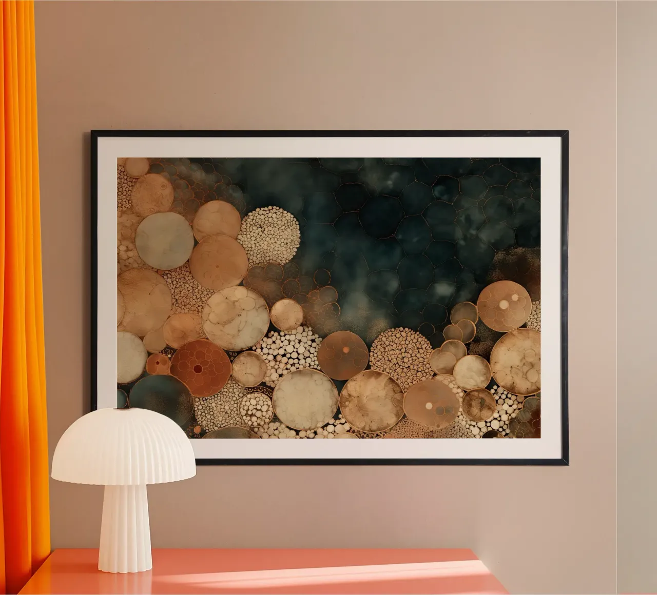 Arte da parete di Imagine poster con telaio in alluminio da Imagine