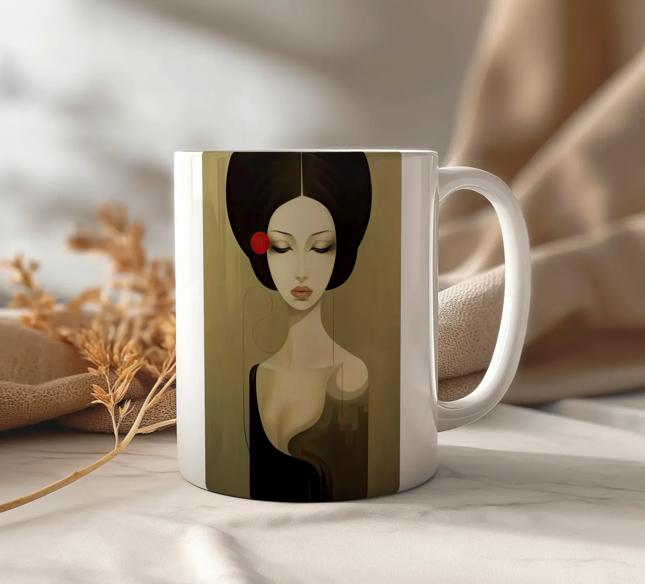 Portico surreale tazza in ceramica da Imagine