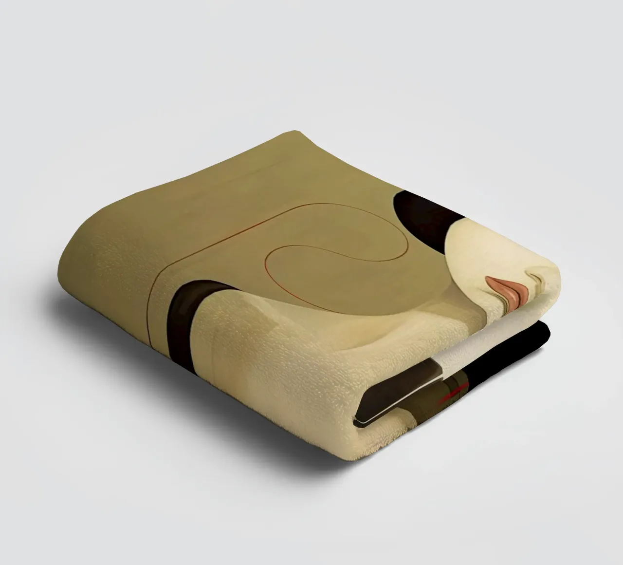 Surrealistic portret towel by Imagine