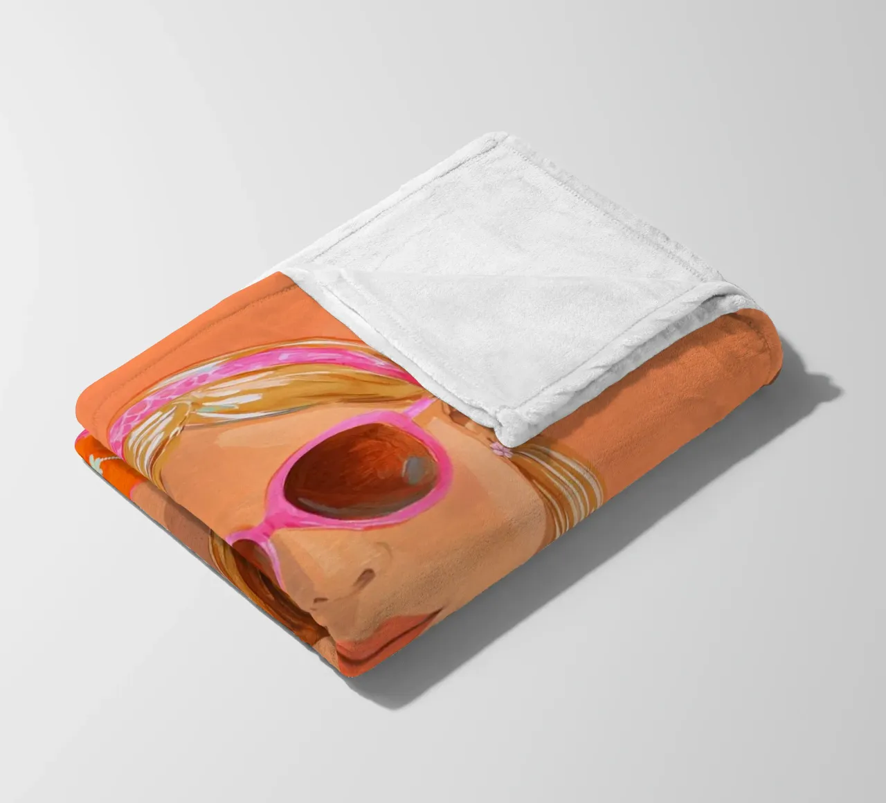 Freschezza solare femminile coperta in pile da Carinaprint
