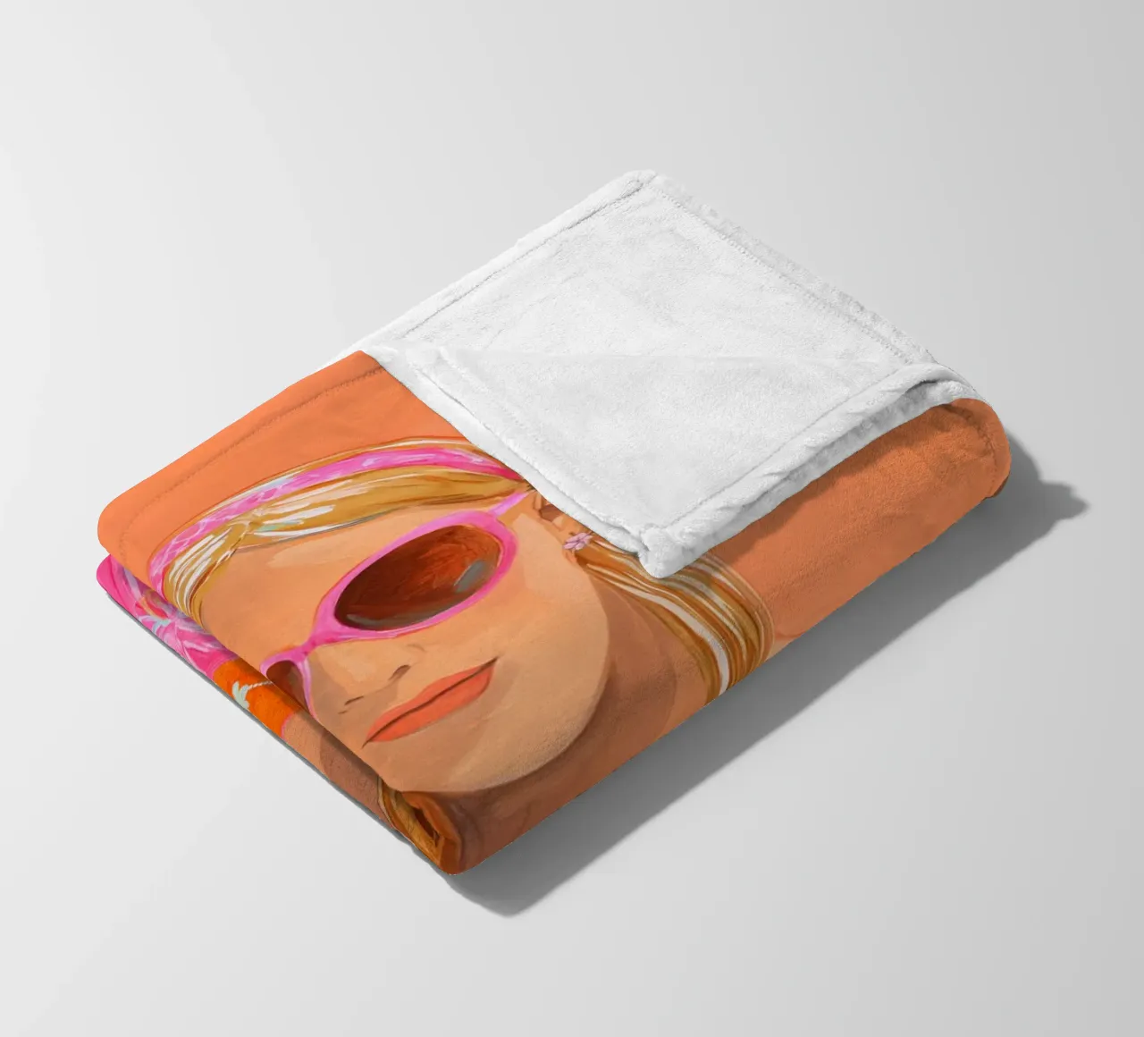 Freschezza solare femminile coperta in pile da Carinaprint