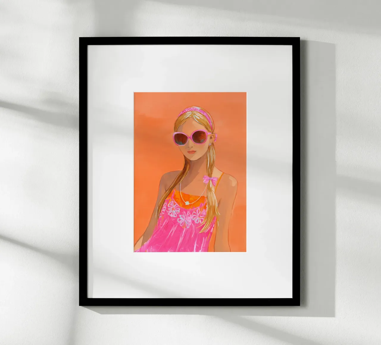 Freschezza solare femminile poster da Carinaprint
